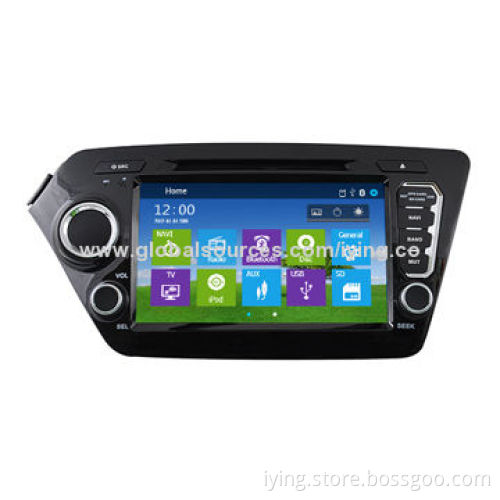 Factory special 8" double din in-dash car DVD for KIA K2/Rio